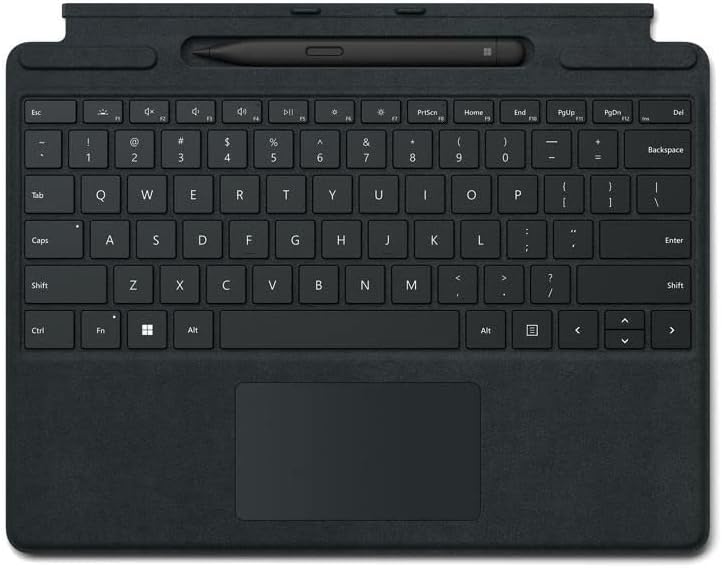 Thumbnail 4 de Microsoft Signature Keyboard in Platin für Surface Pro 8/9/X – ergonomisches Tastatur-Setup