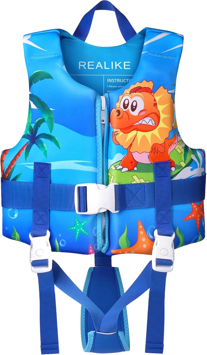 Thumbnail 6 de REALIKE Kids Swim Vest Toddler Floaties: Adjustable Safety for Ages 2–10