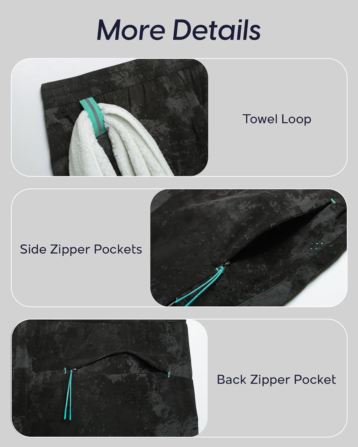 Thumbnail 4 de maamgic Men’s Athletic Running Shorts with Liner (Ultra Lightweight, 5"/7")