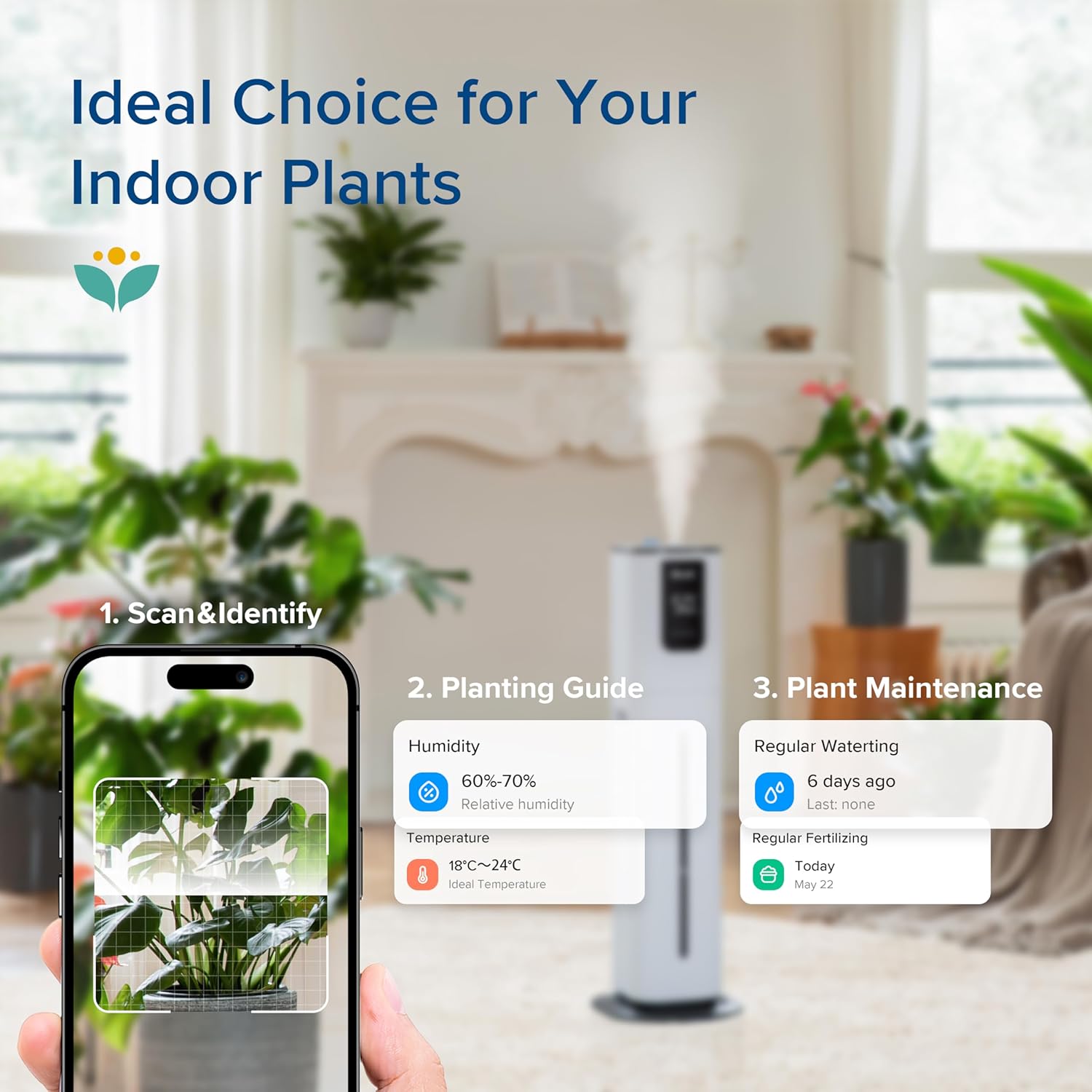 Thumbnail 3 de LEVOIT OasisMist 1000S 10L Smart Humidifier