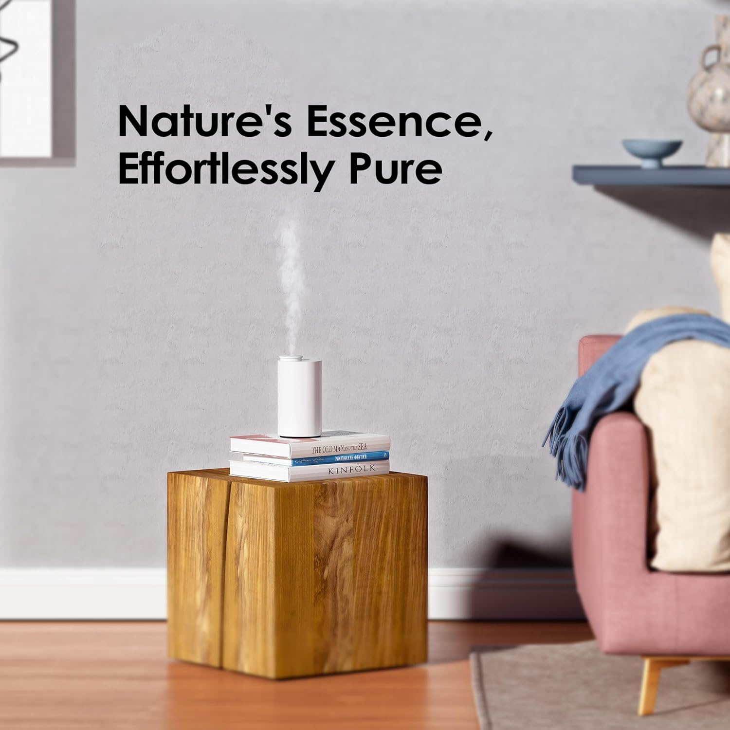 Detalle de Waterless Diffuser for Essential Oils AN6 Cold Gray – 20ml Battery Diffuser