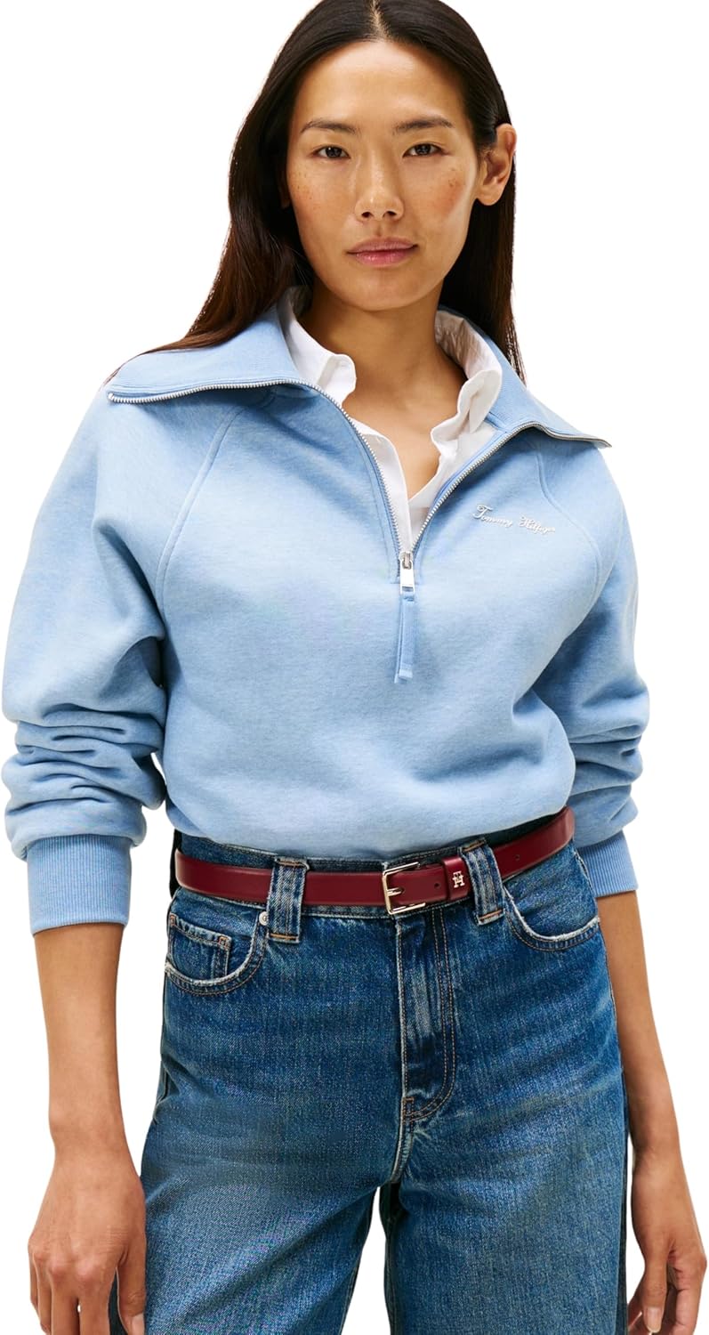 Thumbnail 6 de Tommy Hilfiger Felpa Mezza Zip donna