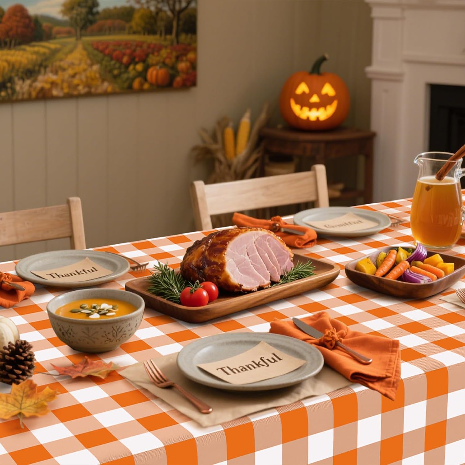 Thumbnail 5 de Smiry Vinyl Tablecloth, 60 x 84 in.
