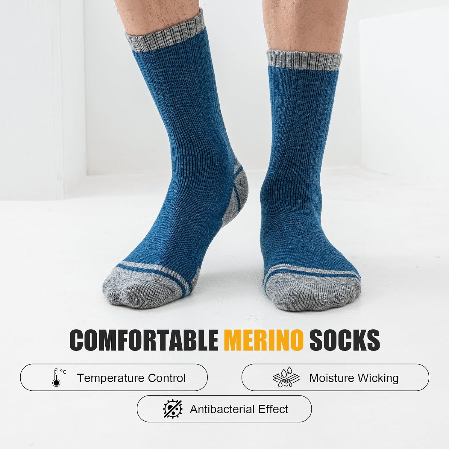 Thumbnail 3 de Stoeury Merino Wool Hiking Socks