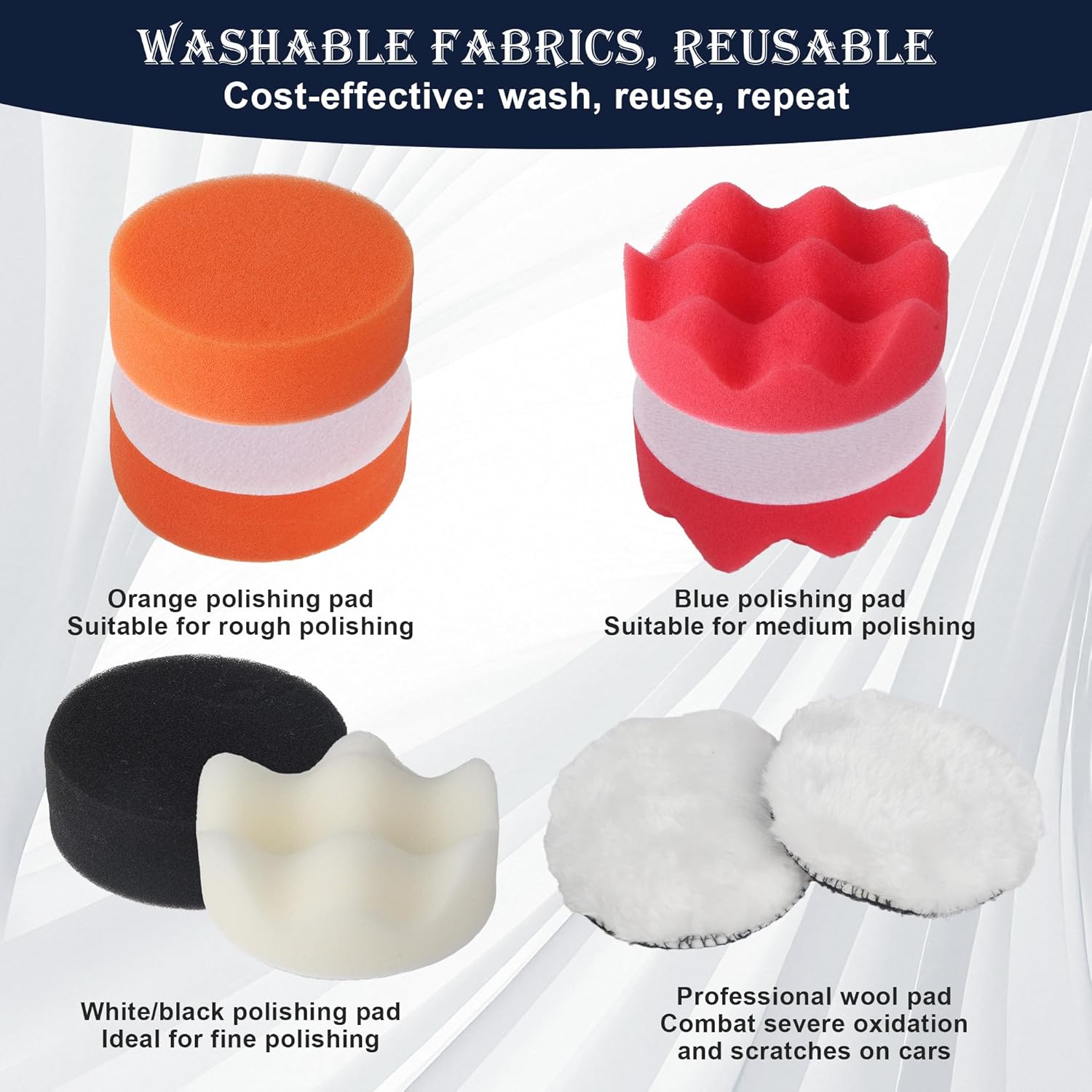 Detalle de DUBUOZA 145 Kit Renovation Phare Voiture – Ensemble complet pour ponçage et polissage