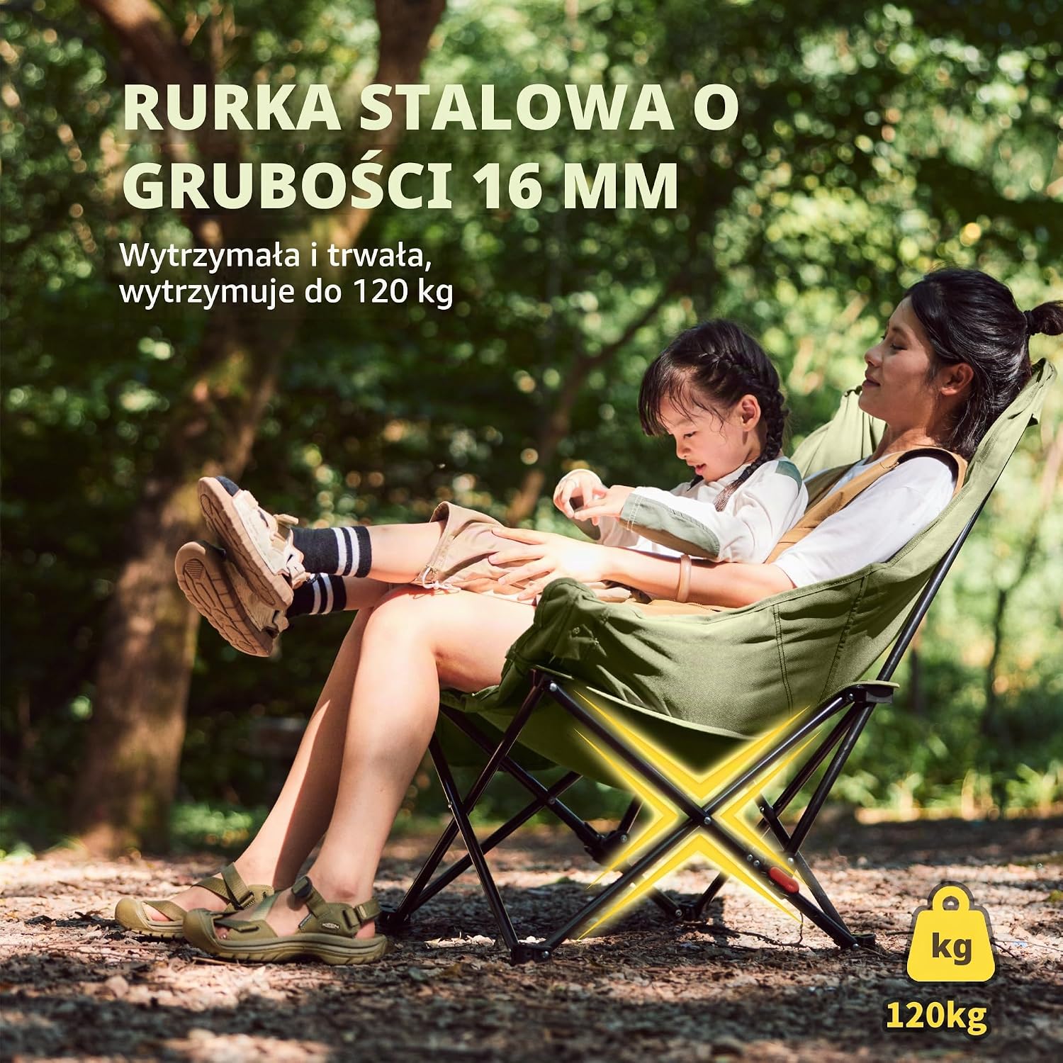 Detalle 1 de Naturehike Sea Star CNK2450JJ020 – składane krzesło kempingowe z wysokim oparciem