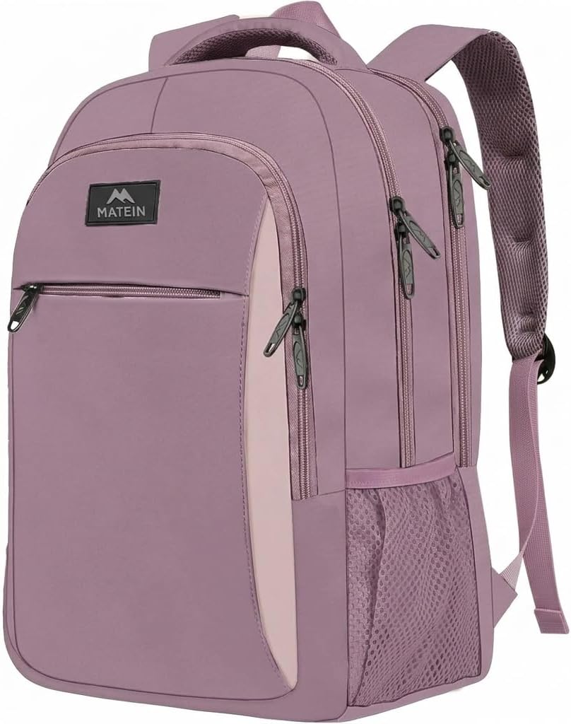 Detalle 2 de MATEIN Sac à Dos Homme 15,6 Pouces – Grand Sac Notebook Imperméable et Antivol pour Voyage et Travail