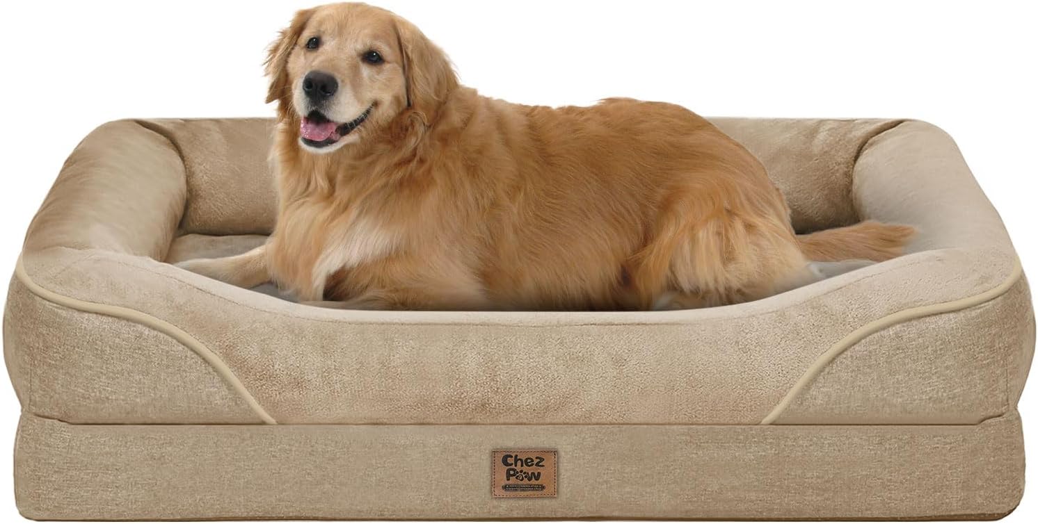 Detalle de Chez Paw orthopedic dog bed 42 x 30 inches