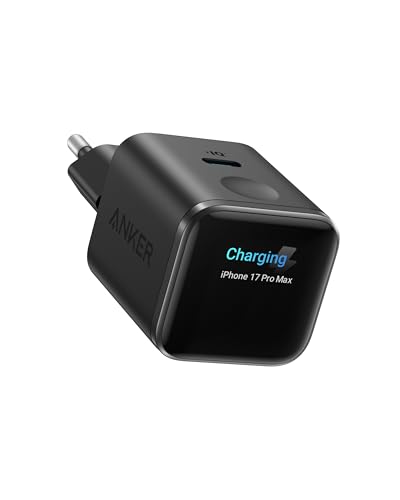 Detalle de Anker Nano Chargeur USB C à Écran Intelligent 45W Nano – Charge rapide et énergie adaptée