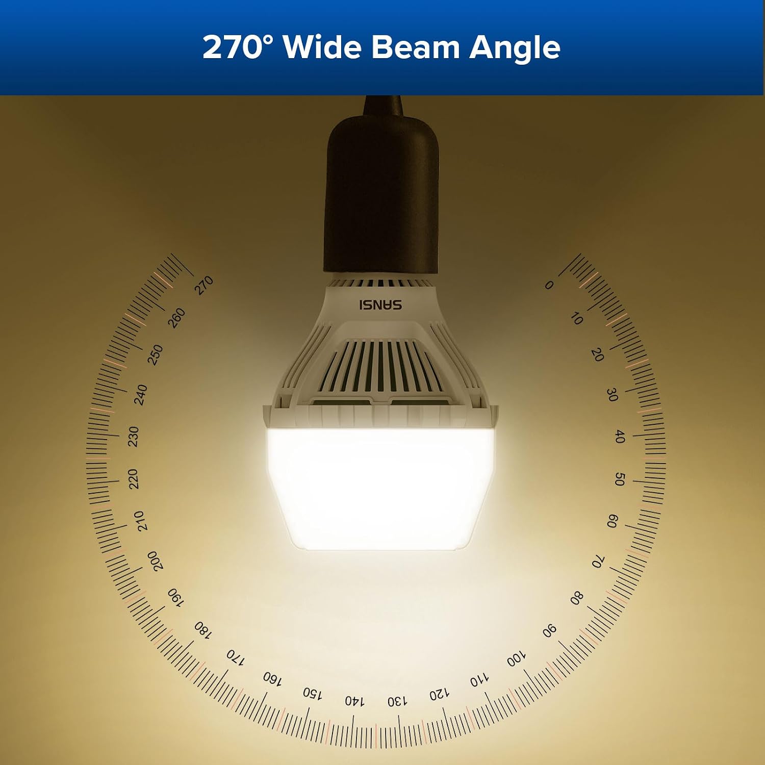 Thumbnail 5 de SANSI Dimmbar E27 LED Lampe 17W (ersetzt 150W) – 2500 Lumen, 3000K, TRIAC-Dimmung