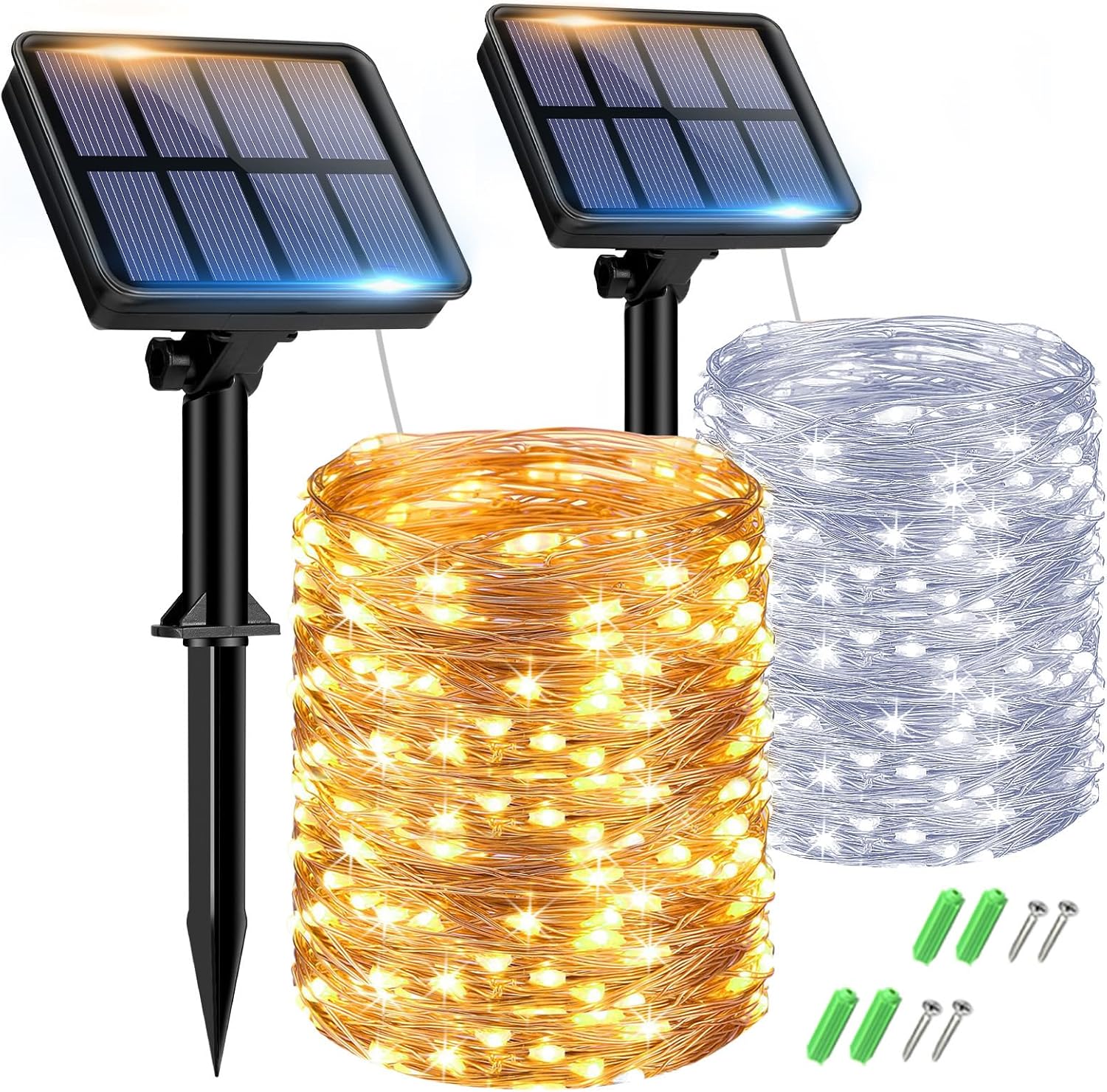 Thumbnail 6 de btfarm 16m Solar String Lights 160 LED ⌁ مواد? wait