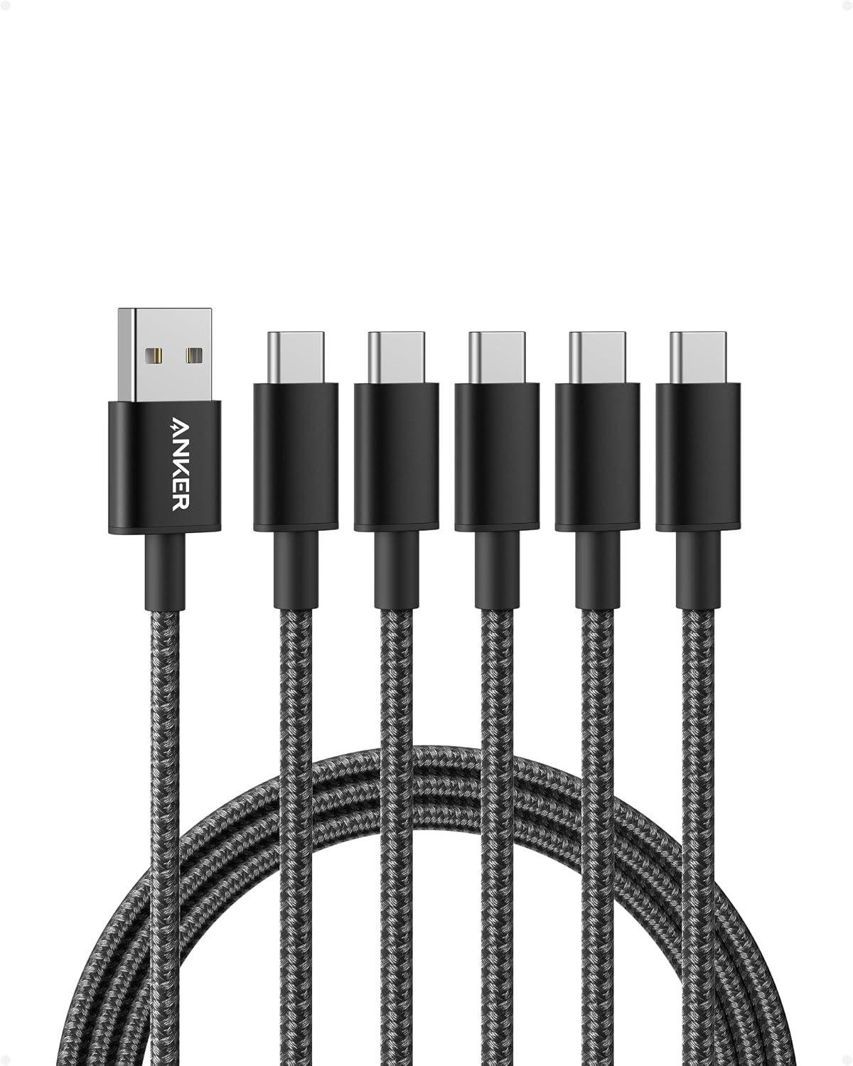 Detalle de Anker cable USB-C a USB-A 1.8m paquete 5