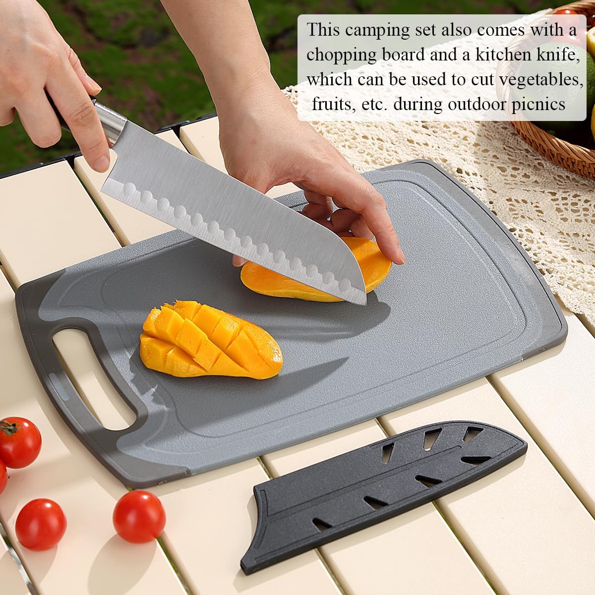 Thumbnail 6 de Camping Accessoires – Ensemble d’ustensiles de cuisine de camping Evanda (kit portable pour voyages et camping-car)