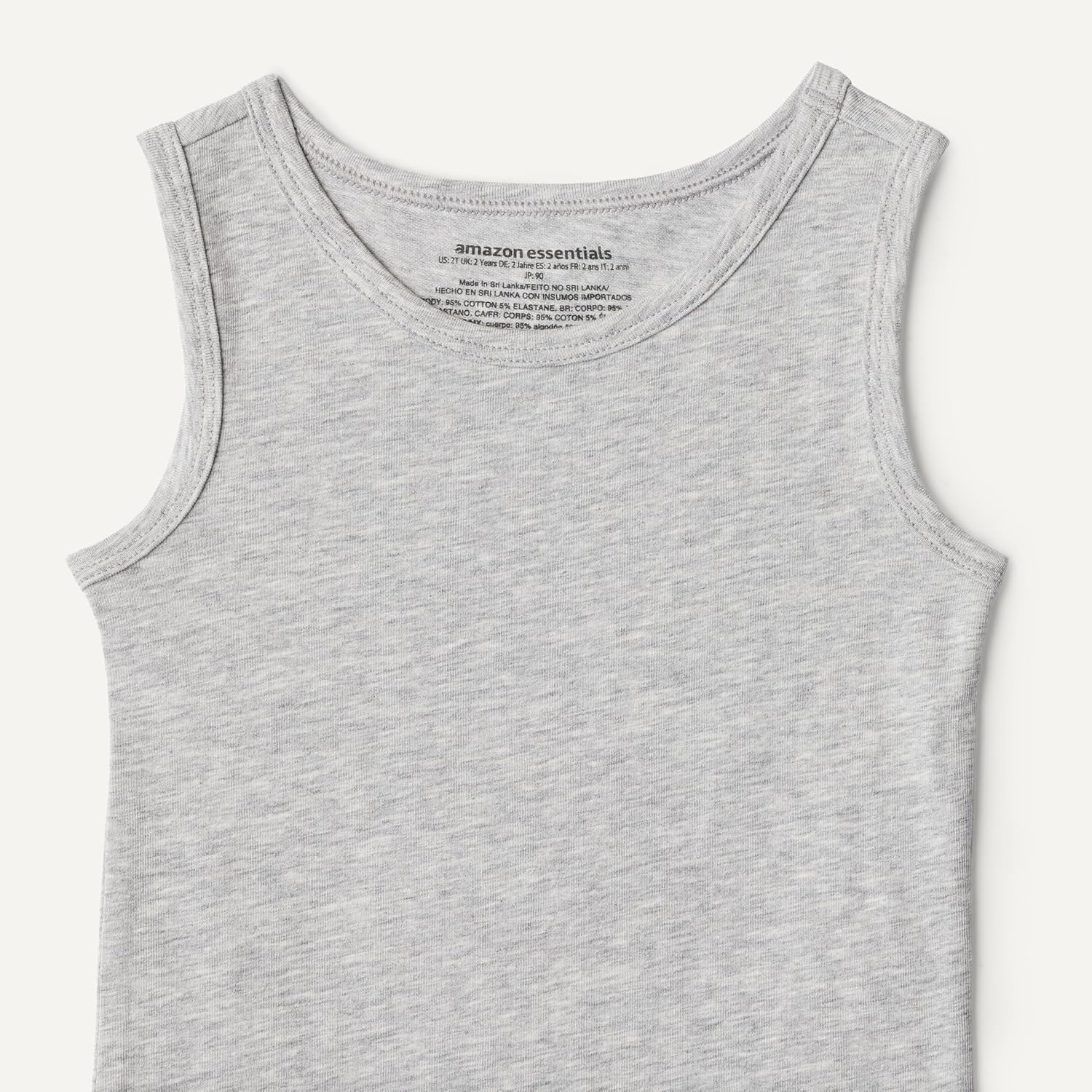 Thumbnail 3 de Amazon Essentials Boys' Cotton Jersey Vest Undershirt (Pack of 5) – Slim Fit, Breathable Comfort