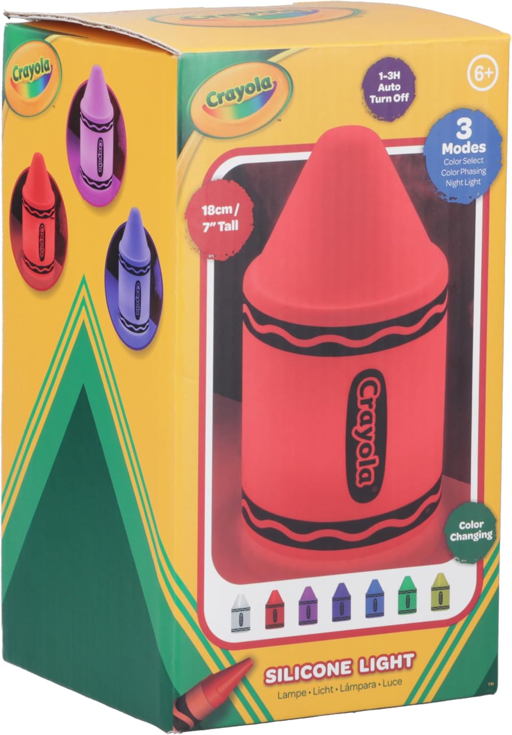 Thumbnail 1 de Crayola Silikon wiederaufladbare Leuchte (Buntstiftform) von Paladone – Nachtlicht für Kinderzimmer & Klassenzimmer
