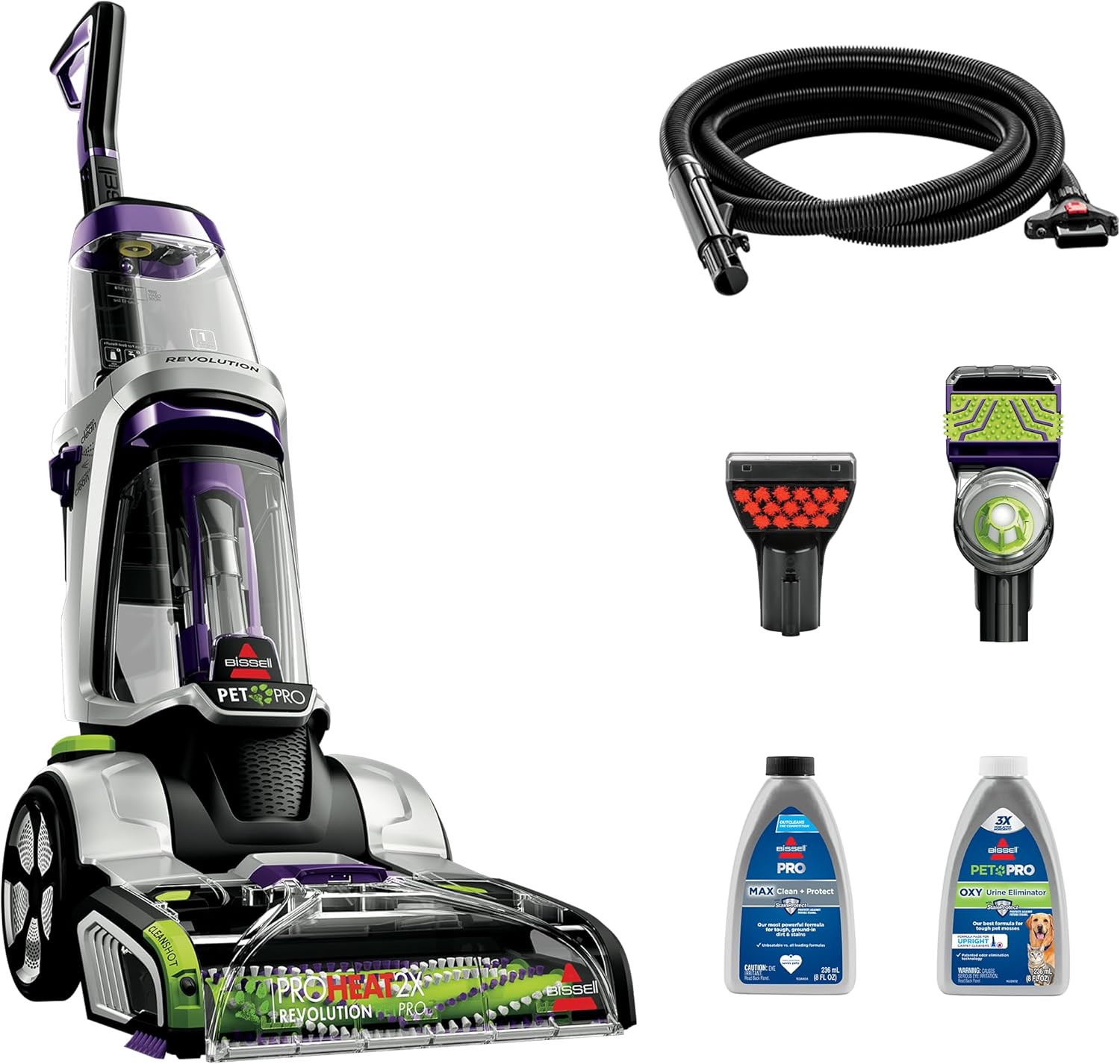 Detalle de BISSELL ProHeat 2X Revolution Upright 30min 🧹