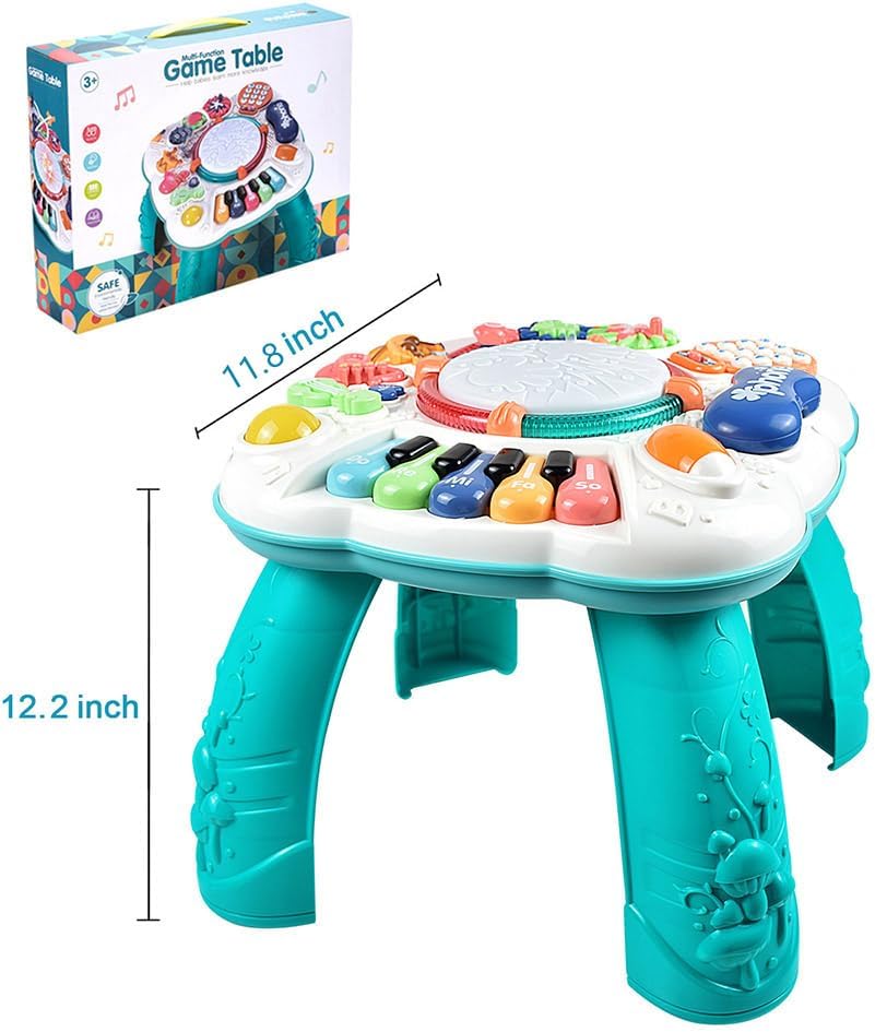 Thumbnail 5 de Goeringii Baby Activity Table (30 x 30 x 30cm) – Musical toy activity centre for 6–12 months and toddlers up to 3 years