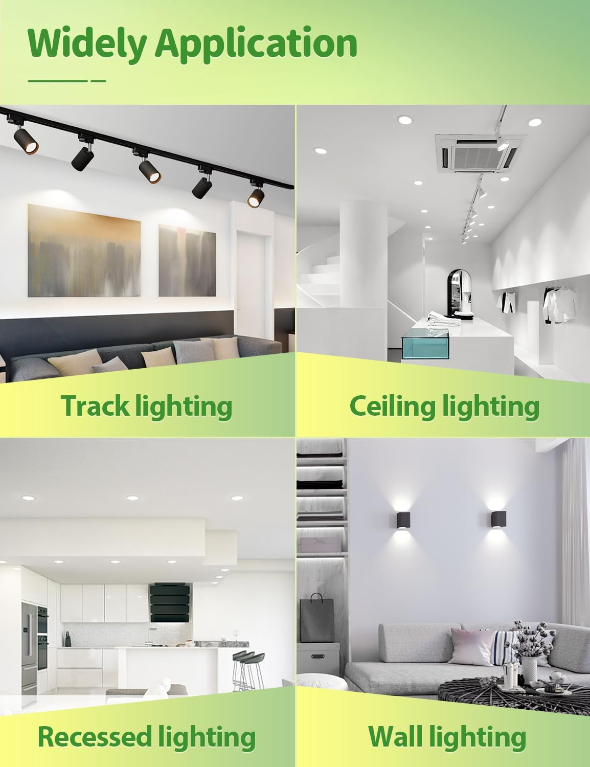 Thumbnail 5 de VIIIVA GU10 LED Bulbs Cool White 7W (12 Pack) – 6000K, 38° beam, non-dimmable