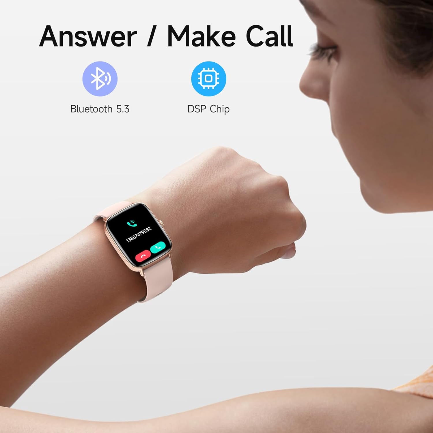 Thumbnail 2 de AEAC Smart Watch for Women (1.85” HD) with Bluetooth Calls, 100+ Sport Modes, IP68