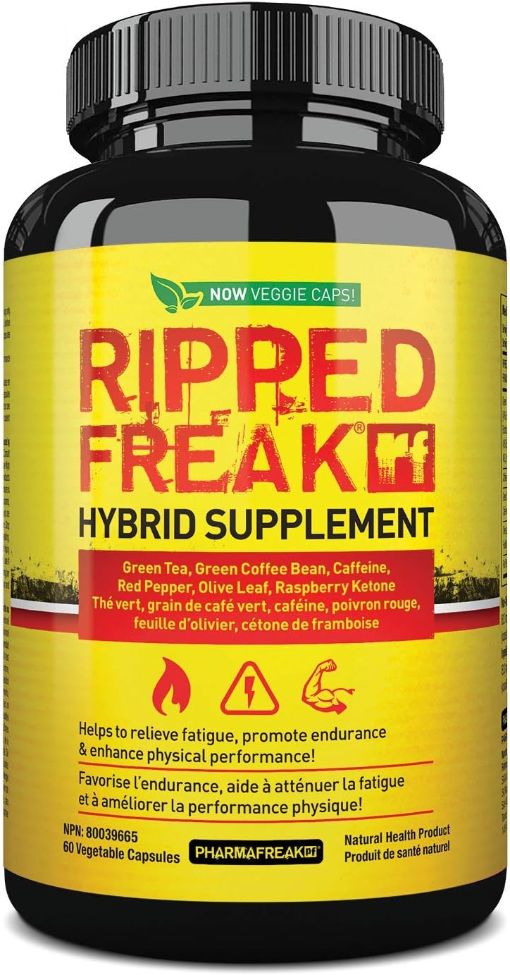 Detalle de PHARMAFREAK PFT10001 RIPPED FREAK Metabolism Support, 60 Veggie Caps