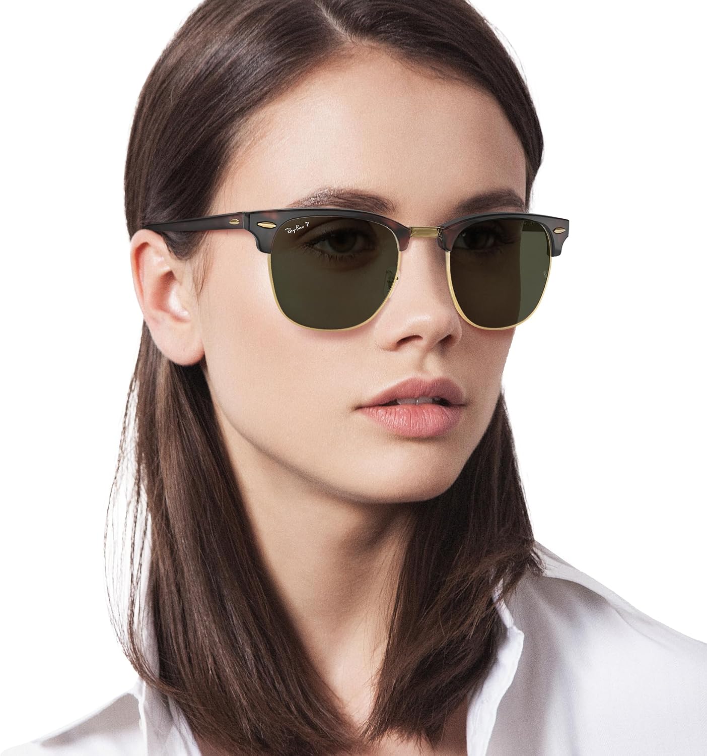 Detalle de Ray-Ban RB3016 Clubmaster Square Sunglasses (Large)