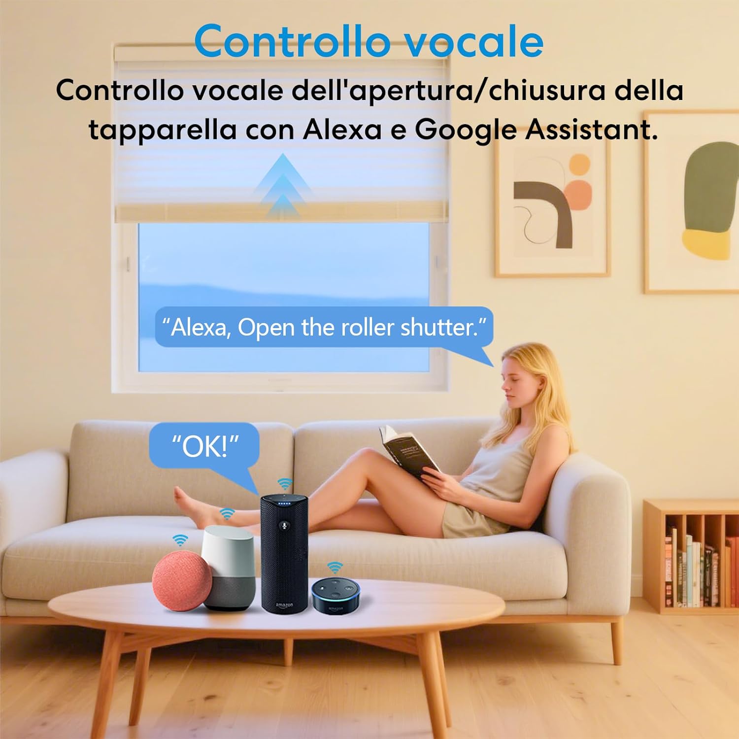 Thumbnail 2 de LoraTap Interruttore WiFi per tapparelle 2 pezzi con Smart Life, Alexa e Google Home (300W)