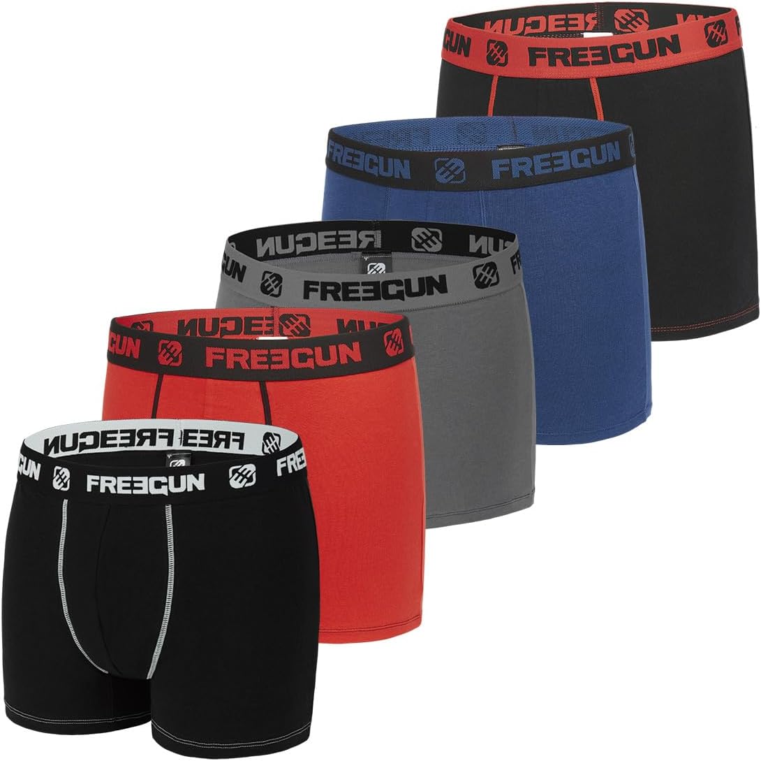 Detalle 2 de FREEGUN Pack Surprise 5 boxers enfant đ©Č