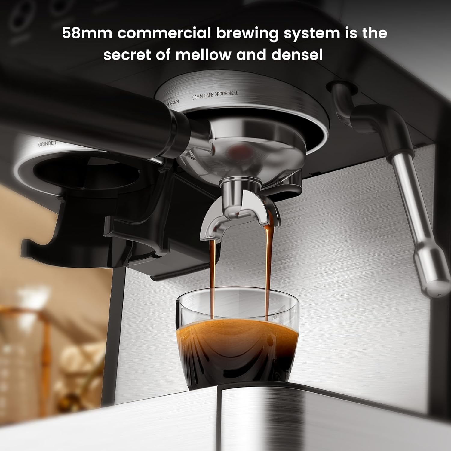 Detalle 2 de 2026 Upgrade Espresso Machine with Grinder