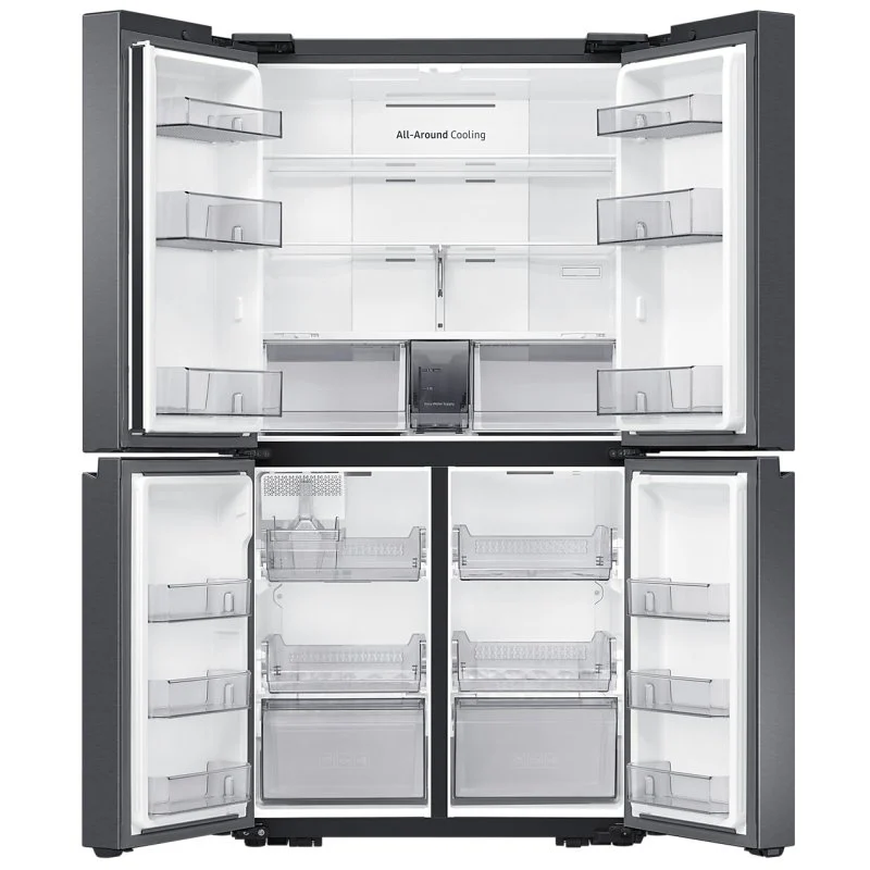 Detalle de Samsung RF59C700EB1/ES: Frigorífico Americano de 4 puertas en negro (91 cm) con ahorro inteligente