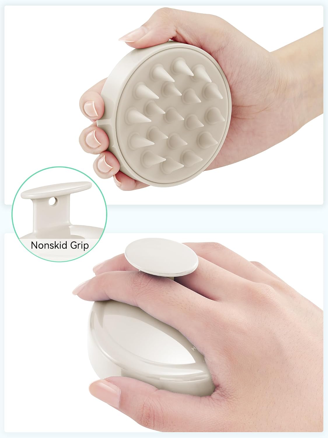 Detalle de HEETA Silicone Scalp Massager