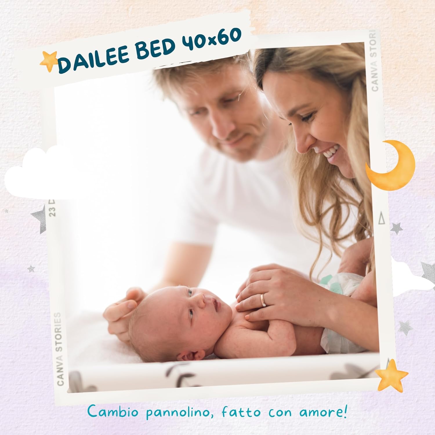 Thumbnail 4 de Dailee Bed 40x60: Traversine neonato 150x, fasciatoio e cambio pannolino – 6 confezioni da 25 pezzi (scorta)