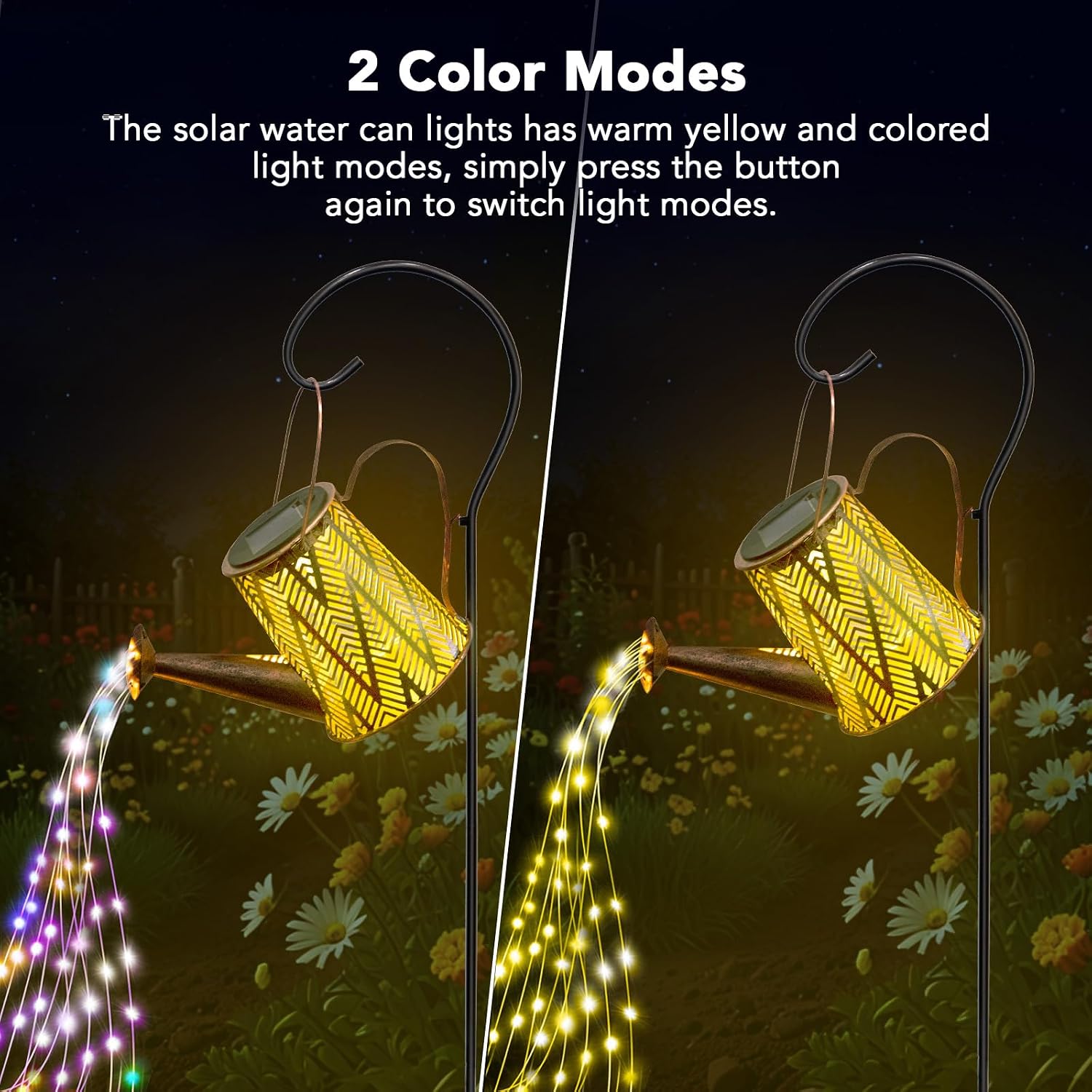 Detalle de GLOBAL GOLDEN Solar watering can lights