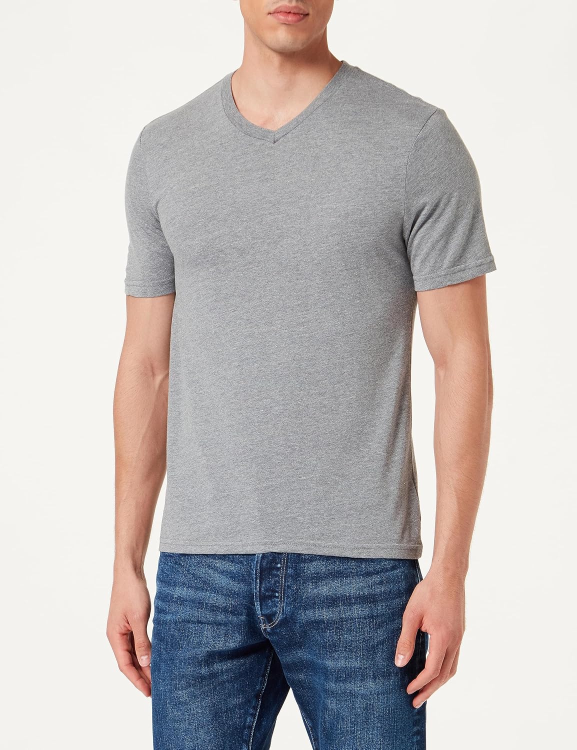 Detalle 2 de Amazon Essentials Kurzarm T-Shirt V‑Ausschnitt