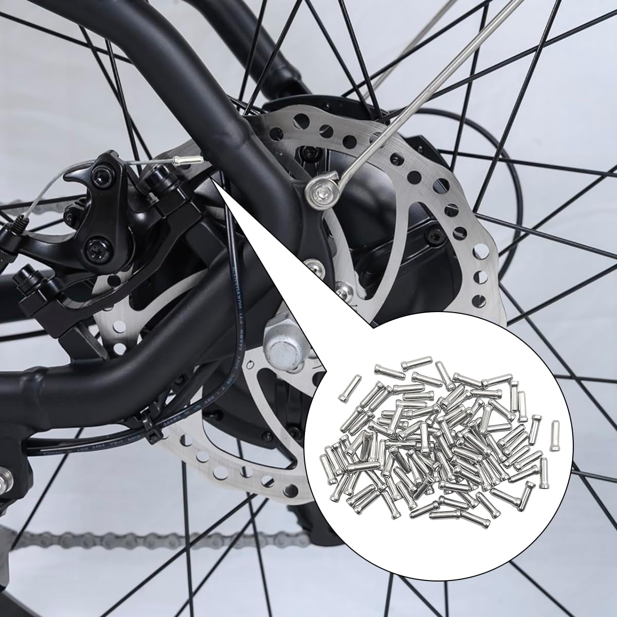 Thumbnail 4 de Bike cable end caps, 100-piece set