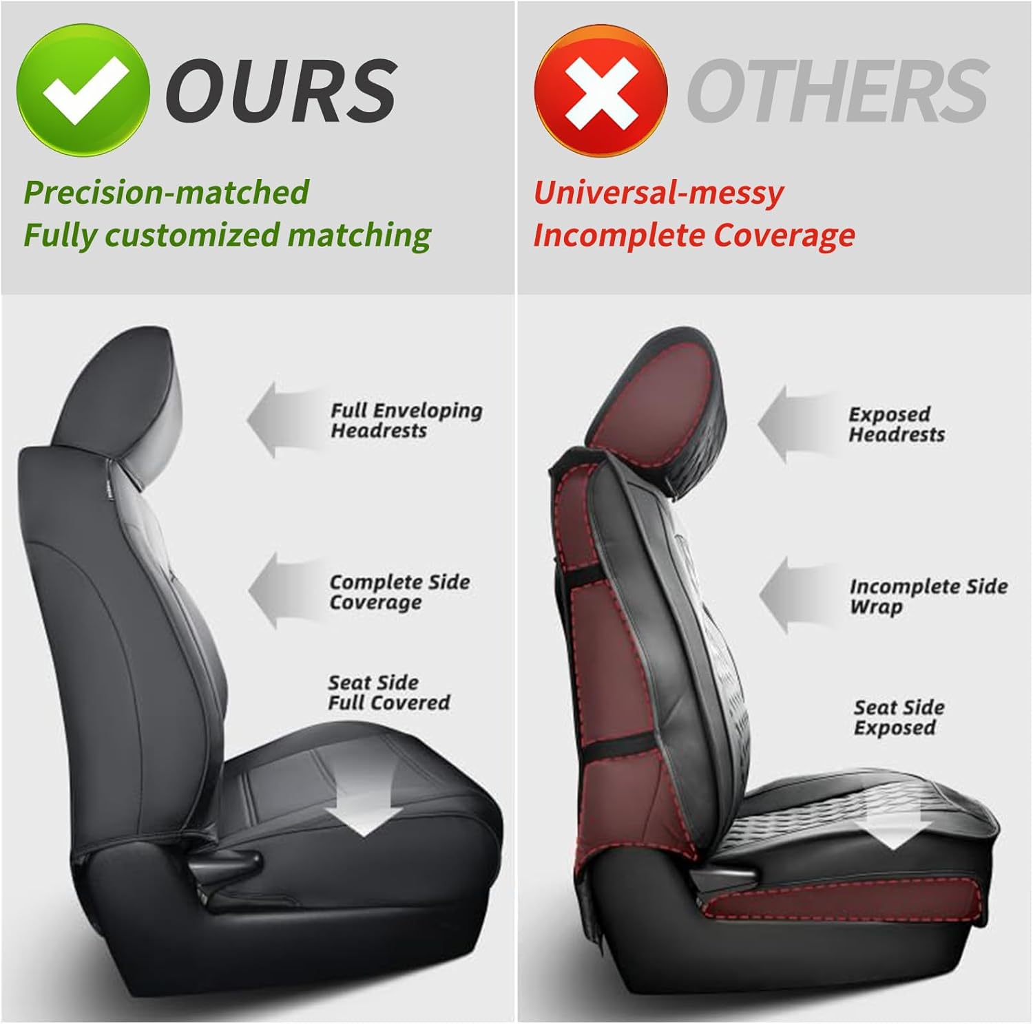 Thumbnail 6 de Coverdream Ford F-150 Seat Covers, Faux Leather
