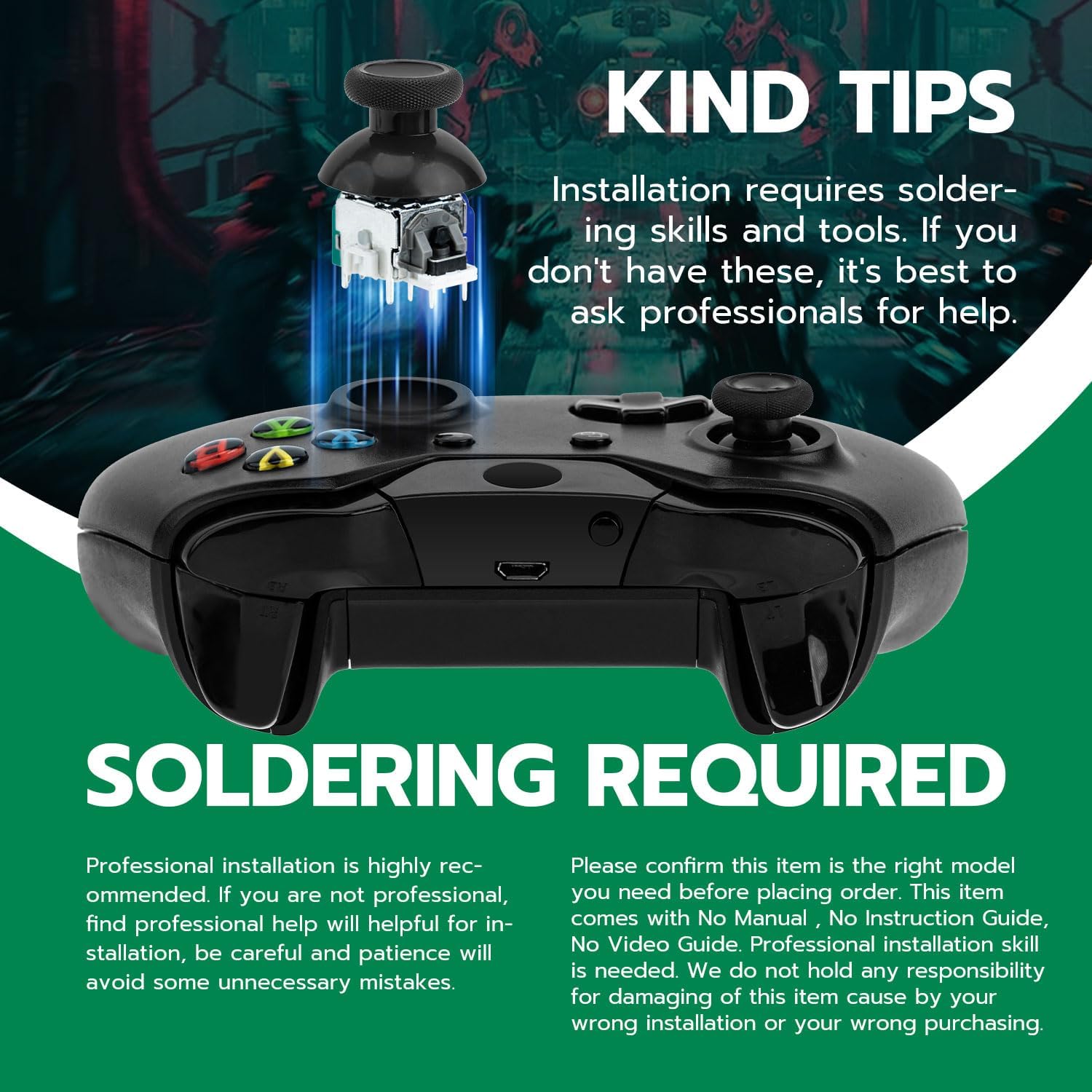 Detalle de Tolesum Kit remplacement joystick TMR