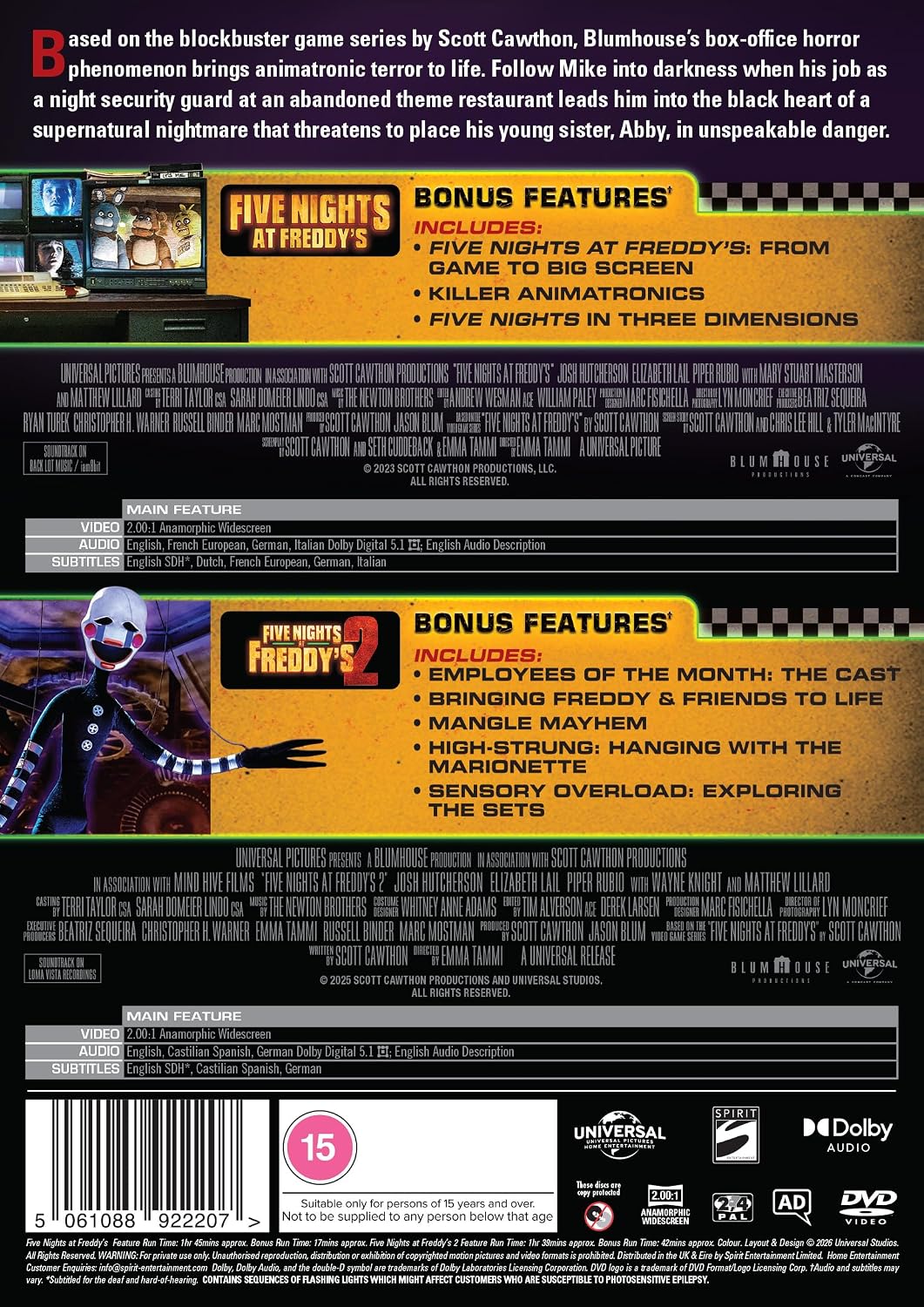 Detalle 2 de Five Nights at Freddy's 1&2 – Universal (UK)