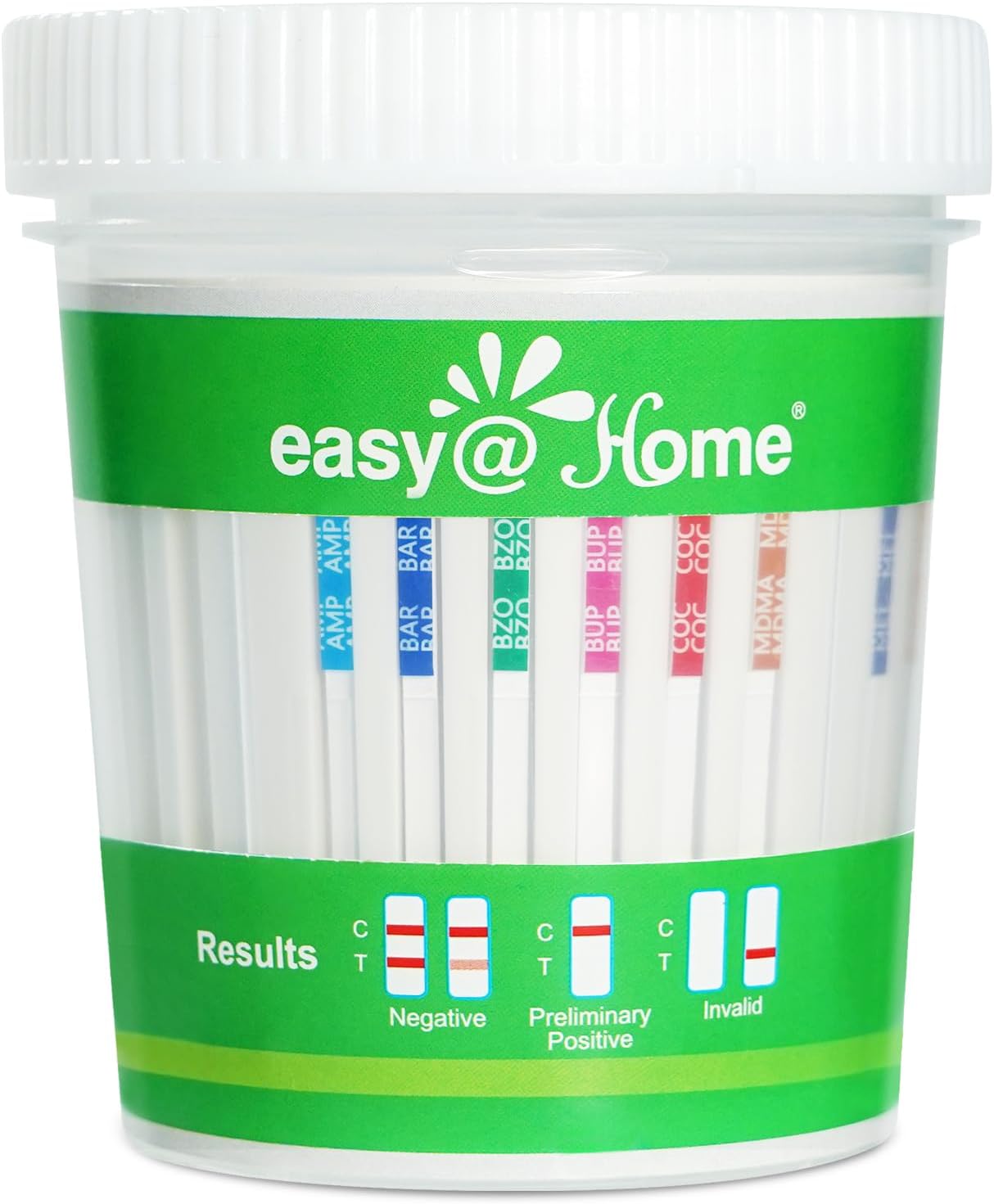 Detalle de Easy@Home #ECDOA-6125B 12-Panel Urine Drug Test Cup, 5-Pack