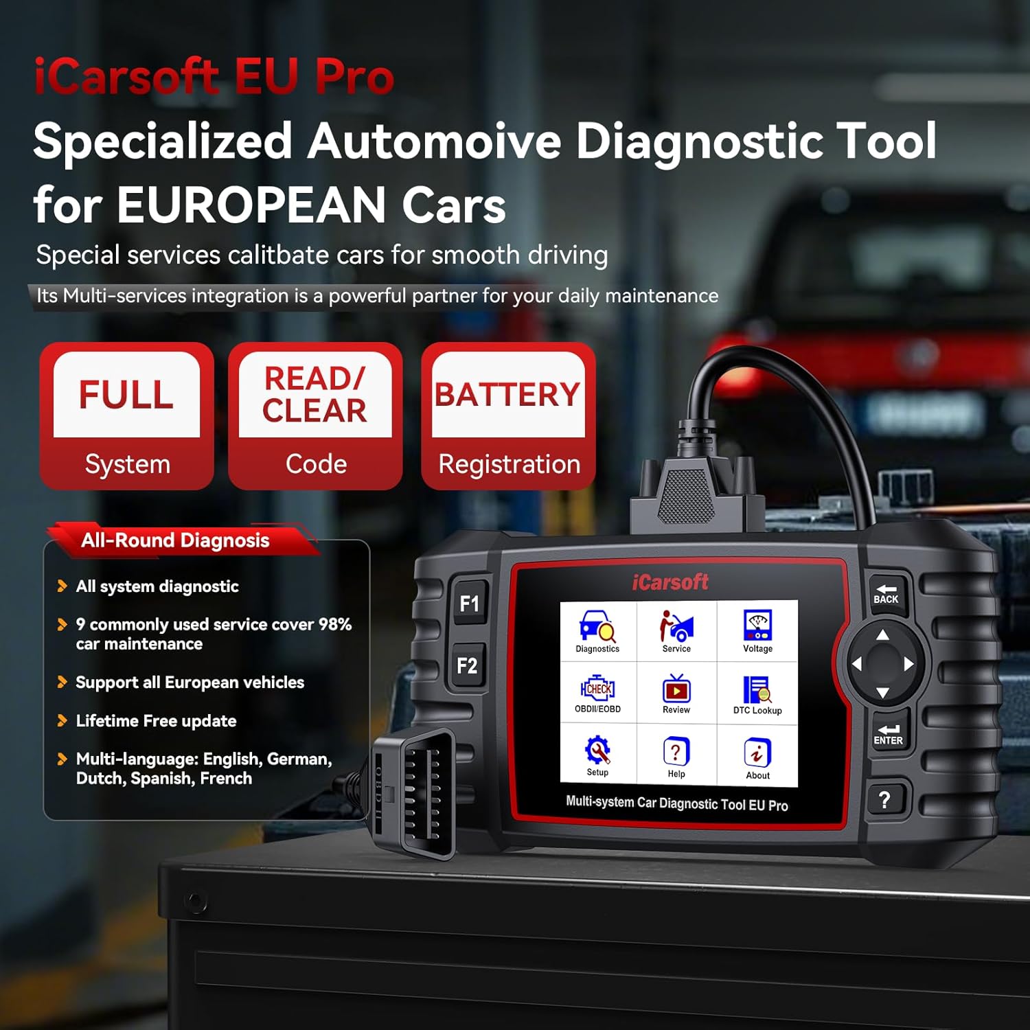 Thumbnail 6 de iCarsoft EU Pro 2025 OBD2 car scanner