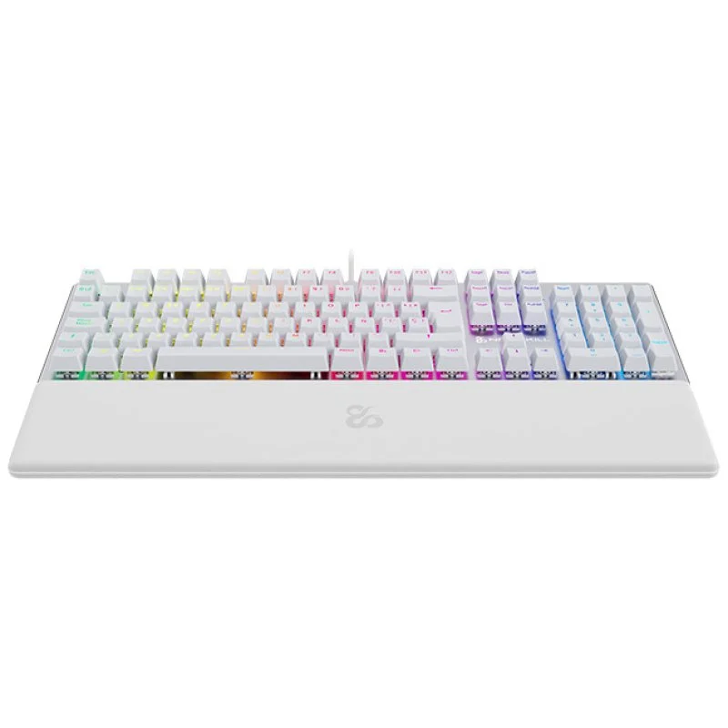 Detalle 2 de Newskill Serike V2 Teclado gaming RGB Blanco NewSwitch Red 87 teclas