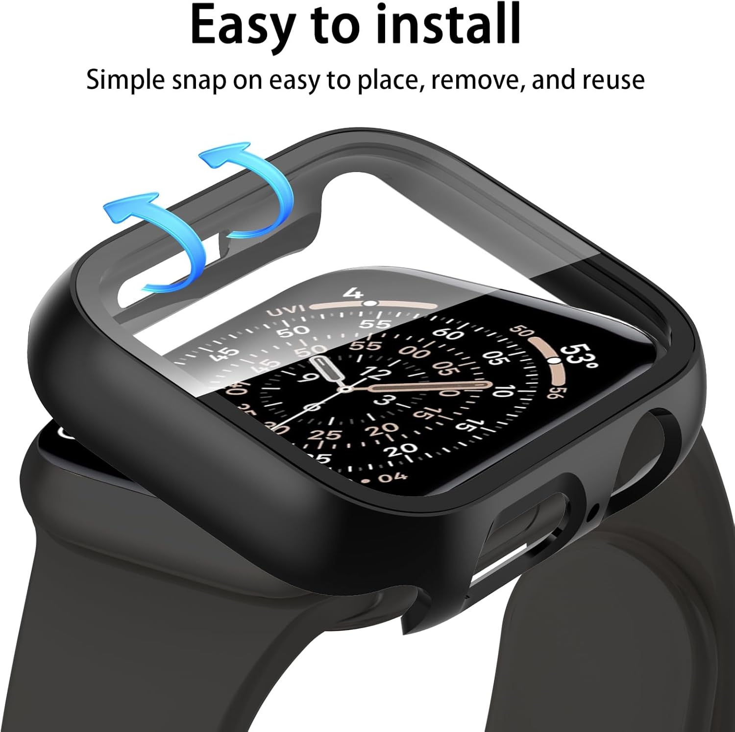 Thumbnail 2 de HAANILKYI Apple Watch SE 44mm Case 6-Pack