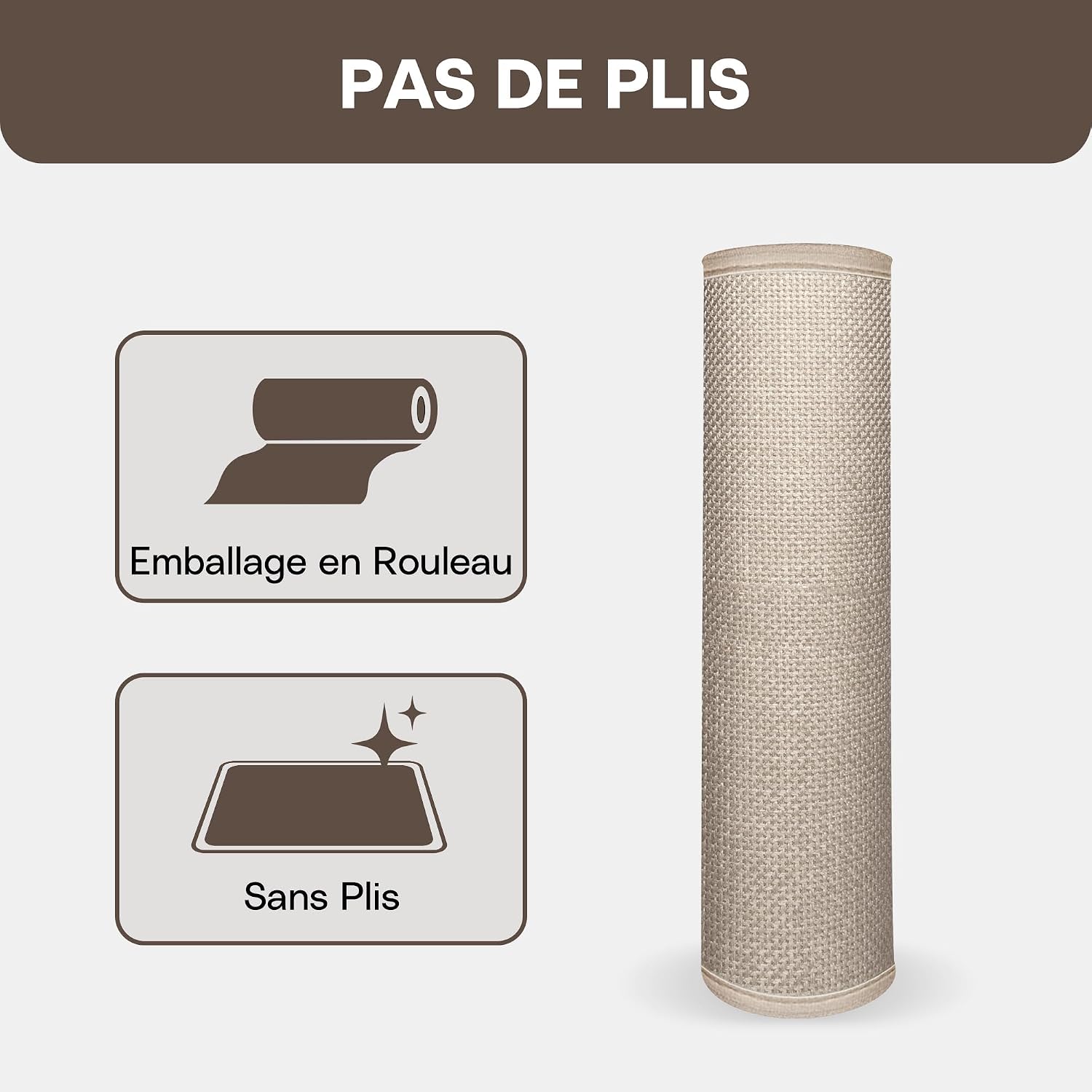 Thumbnail 6 de Tapis de cuisine long Mizuosre devant l’évier antidérapant et lavable 43,5 x 180 cm beige