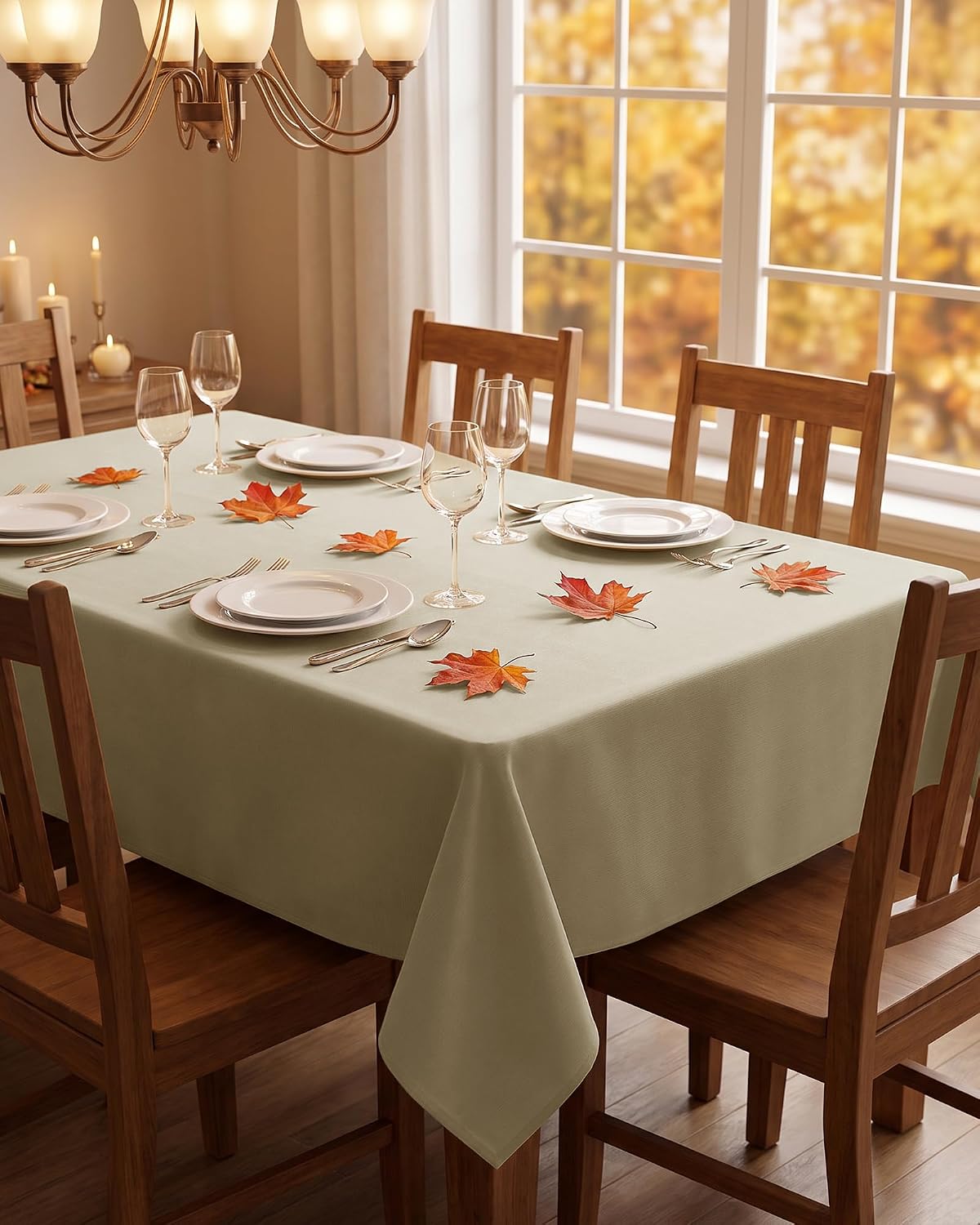 Detalle de HOMEPEAK Tablecloth 60 x 102 Inches