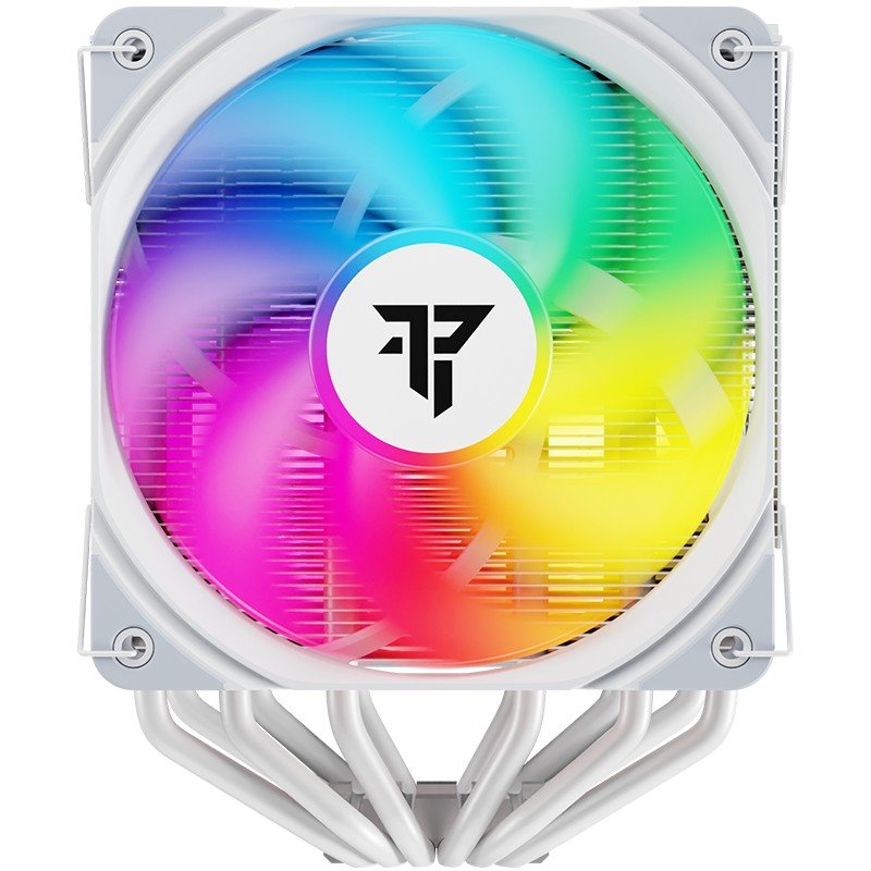 Detalle 2 de Tempest Cooler 6Pipes Ventilador CPU 2x120 mm blanco 🖥