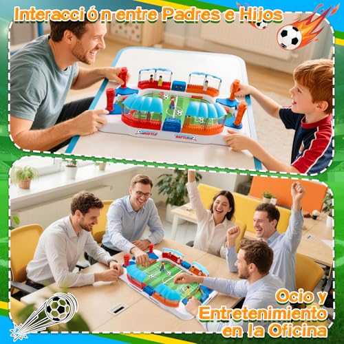 Thumbnail 5 de Dromlag Futbolines para Niños y Adultos: juego de mesa interactivo para familias y amigos