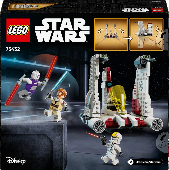 Thumbnail 6 de LEGO Star Wars V-19 Torrent-Sternjäger 75432 – Klappbare Flügel, Cockpit und Frontrad