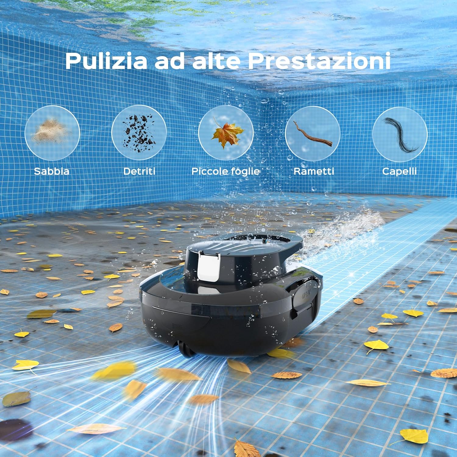 Thumbnail 1 de (2026 Upgrade) S1PRO Robot per Piscina Senza Fili – Autonomia 120 Min, 2 Motori, Fino a 100 m²