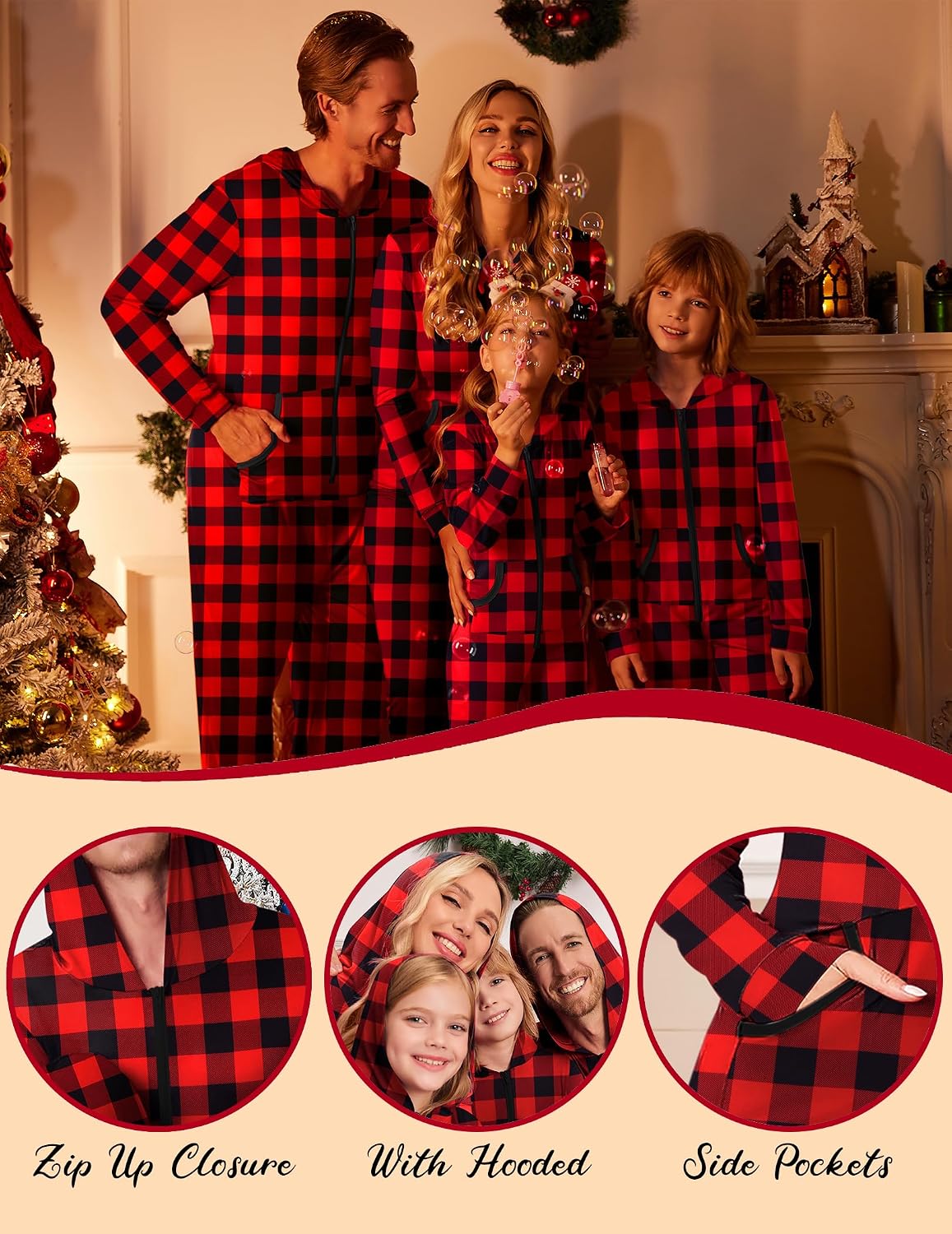 Detalle 2 de Ekouaer Onesie Pajamas Polyester Blend