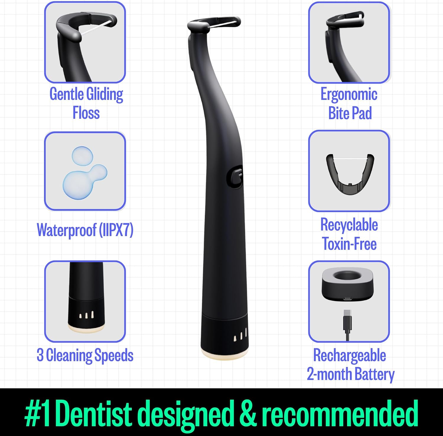 Thumbnail 5 de FLAUS Electric Flosser 45 Heads