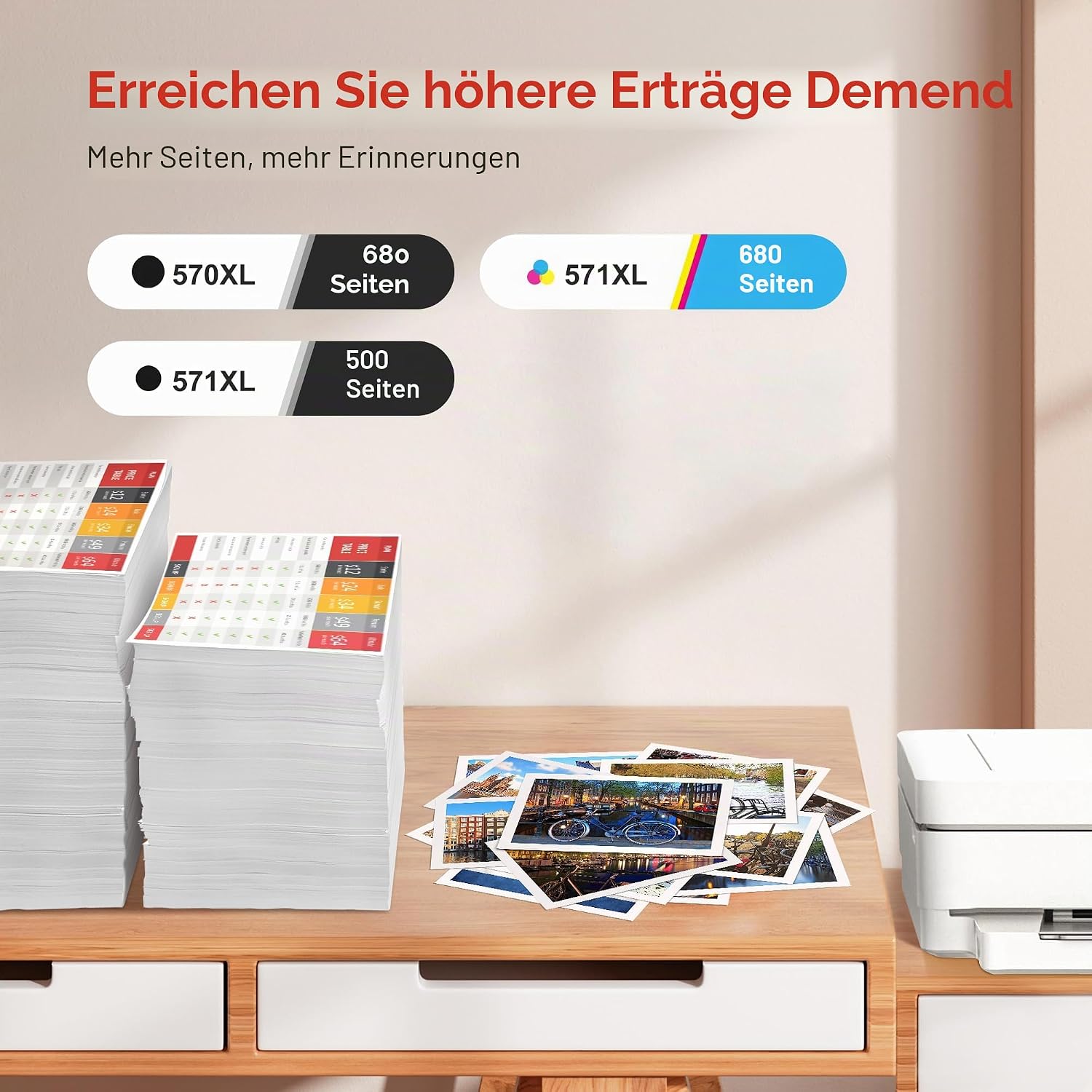 Detalle 1 de ejet 15er-Pack kompatible Druckerpatronen
